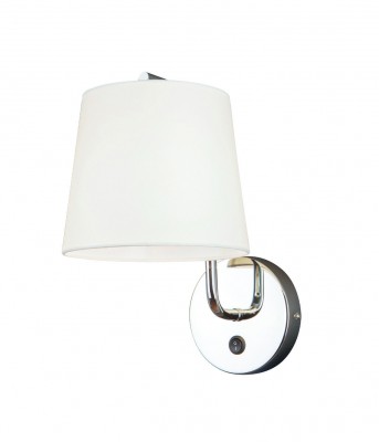 Zidna lampa CHICAGO W0195 krom/bijela
