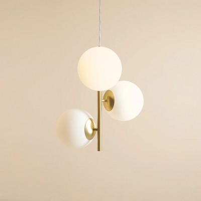 Viseća lampa FIN 3, mesing, M