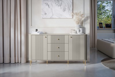 Komoda s ladicama VESPER, 160 cm, kašmir