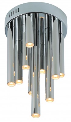 LED stropna svjetiljka ORGANIC C0117D, prigušiva, krom