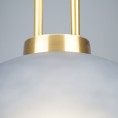 Viseća lampa PLUTON P0415 zlatno/siva