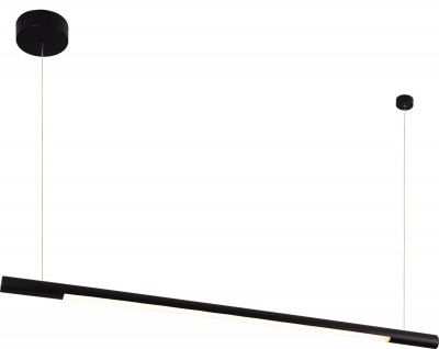 Viseća lampa ORGANIC HORIZON P0354D, prigušiva, 100 cm, crna
