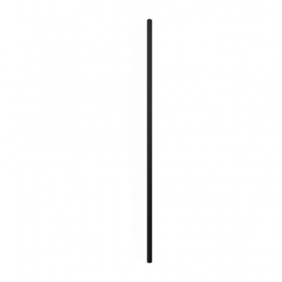 Bočna stijenka tuš kabine MARINA, 30 cm, mat crna/prozirno staklo