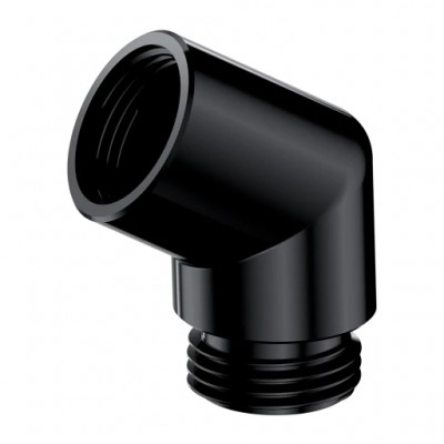Adapter za ručni tuš, mat crni