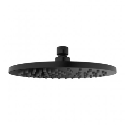 Glava tuša SLIMLINE, ø20 cm, mat crna