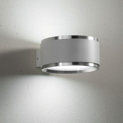 Zidna lampa RETI/K 104, bijela/aluminij