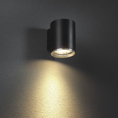 Zidna lampa RETI/K 8130L/1, crna/aluminij