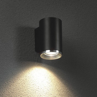 Zidna lampa RETI/K 8130S/1, crna/aluminij