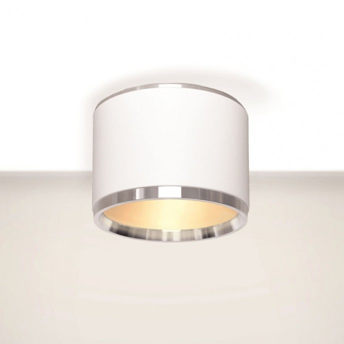 Stropna lampa RETI/N 104 L, bijela/aluminij