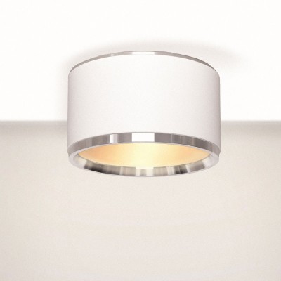 Stropna lampa RETI/N 104 XL, bijela/aluminij