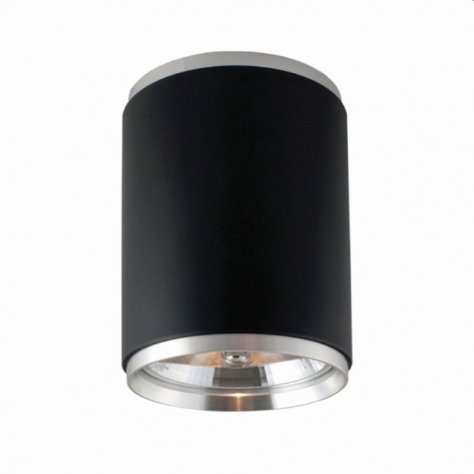 Stropna lampa RETI/N 8130 XL, crna/aluminij