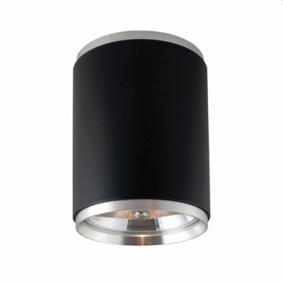Stropna lampa RETI/N 8130 XL, crna/aluminij