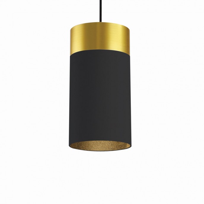 Viseća lampa TOBA 173, crna/zlatna