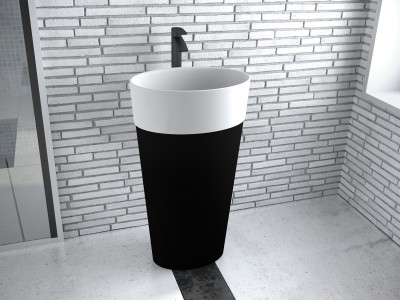 Uniqa BLACK&WHITE samostojeći umivaonik