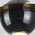 Viseća lampa URANOS P0414, zlatno/crna