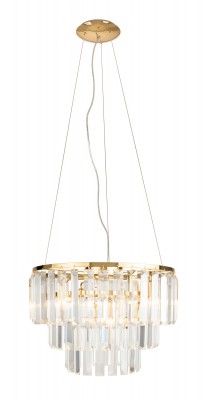 Viseća lampa MONACO P0423 zlatna, 42 cm